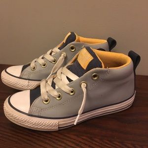 Leather Converse